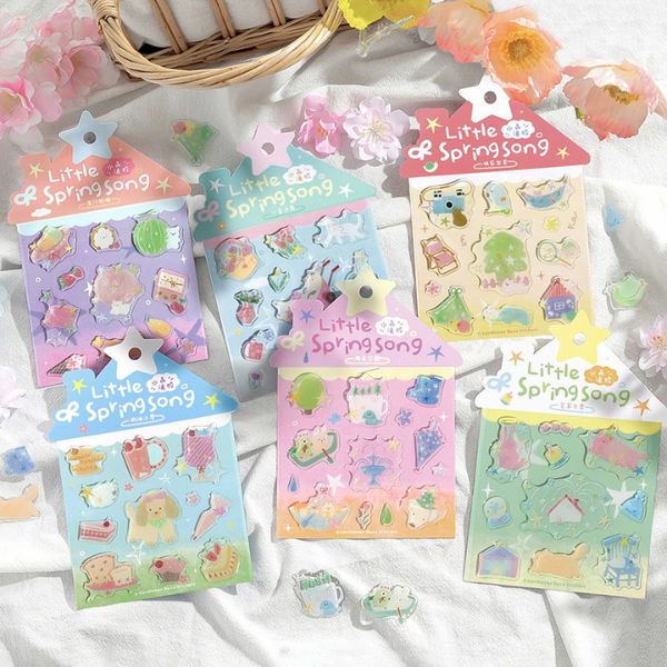[ Set 12 Túi ] Sticker Nhựa 3D - 95952