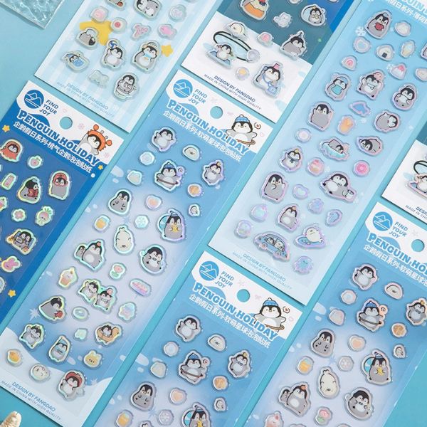 [ Set 12 Túi ] Sticker 3D - 16205