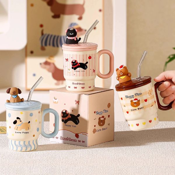 [ Set 2 Cái ] Ly Cốc Sứ [ 400ml - Hộp Đẹp ] - 16278