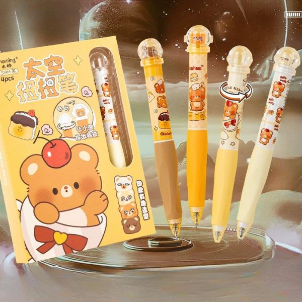 [ Set 5 Hộp ] Bút Gel Xoắn [ Hộp 4 Cây ] - 16324