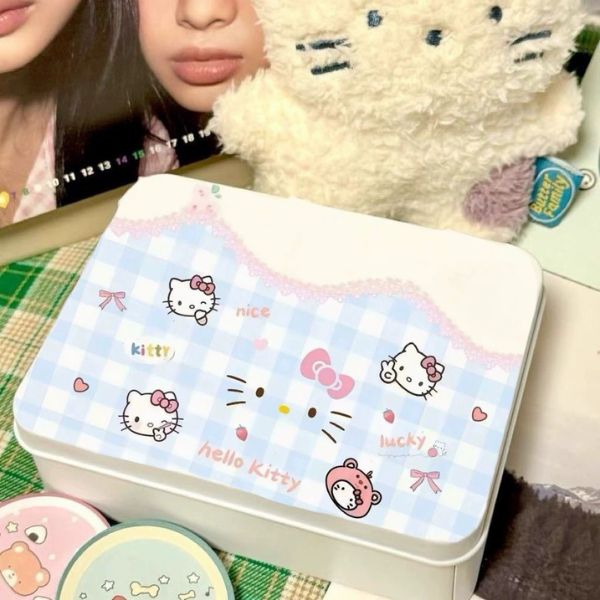 [ Set 6 Hộp Kim Loại ] Dựng Đồ Dùng Mini [ 12*9*4cm ] - 16331