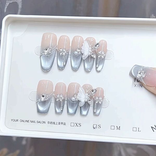 [ Set 2 Hộp ] Nail Cao Cấp [ 10 PCS - XS/S/M/L - Bộ Dụng Cụ Dán 7 Món ] - 16409