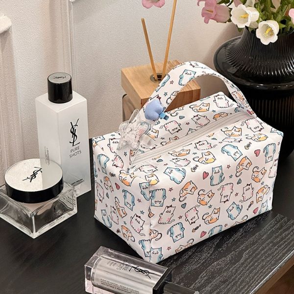 [ Set 5 Cái ] Túi Đựng Mỹ Phẩm [ 20*20*2cm - Không Phụ Kiện ] - 16482