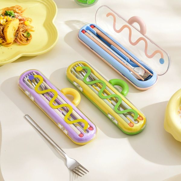 [ Set 2 Bộ ] Dụng Cụ Ăn Uống [ 3 Món ] - 16591