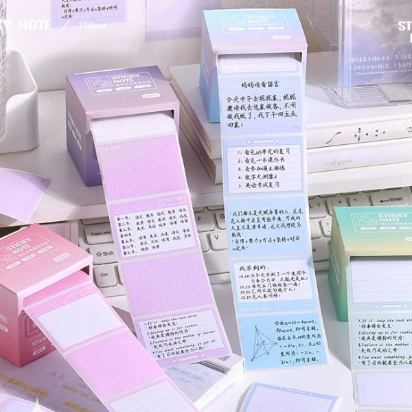 [ Set 12 Hộp ] Giấy Note Cuộn Rút [ 256 Tờ ] - 16637