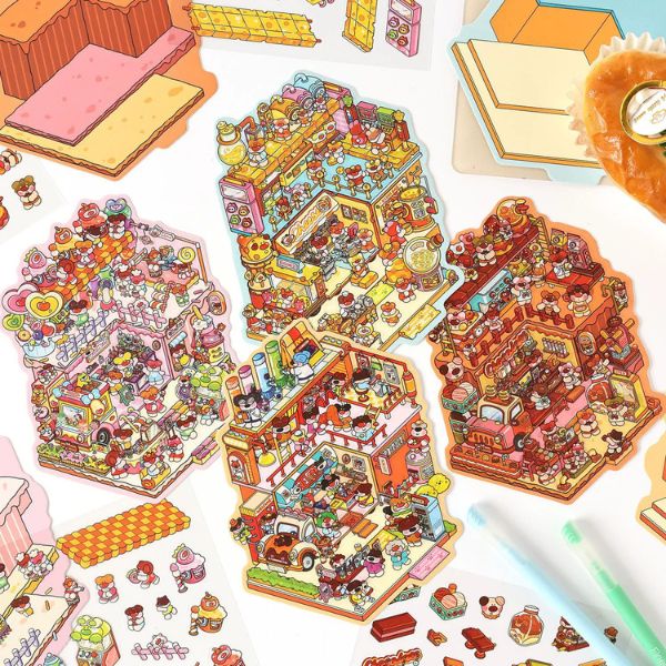 [ Set 12 Túi ] Sticker 3D [ 12.9*19cm ] - 16810