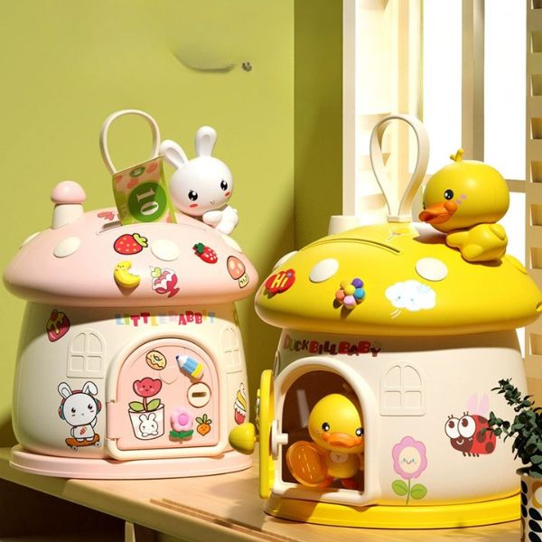 [ Set 2 Cái ] Hộp Đựng Tiền Tiết Kiệm - 17249