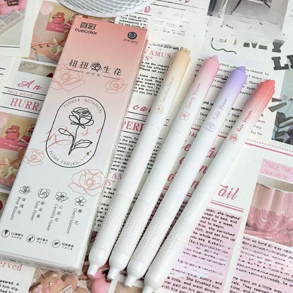 [ Set 6 Hộp ] Bút Bi [ 0.5mm - Hộp 4 Cây - Đen ] - 17556