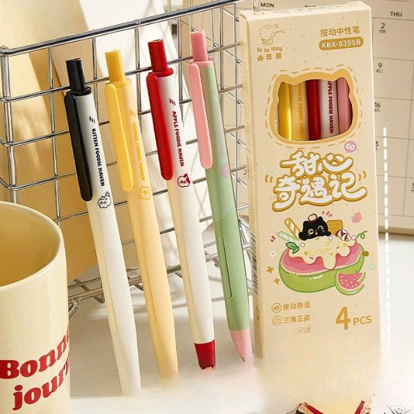 [ Set 5 Hộp ] Bút Bi [ 0.5mm - Đen - Hộp 4 Cây ] - 17691