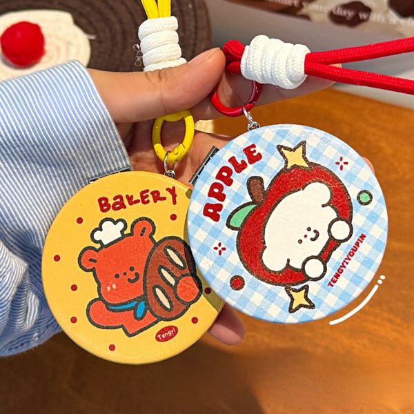 [ Set 4 Cái ] Móc Khoá Gương Mini - 17814