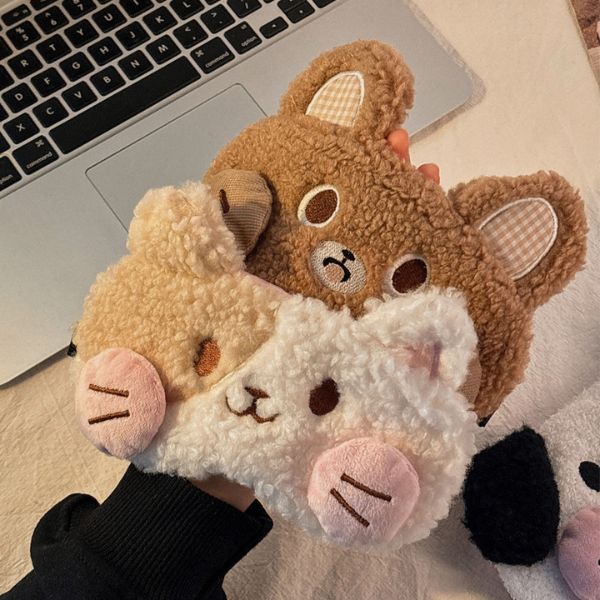 [ Set 5 Cái ] Bit Mắt Ngủ Len [ Kèm Túi Chườm Đá ] - 18018