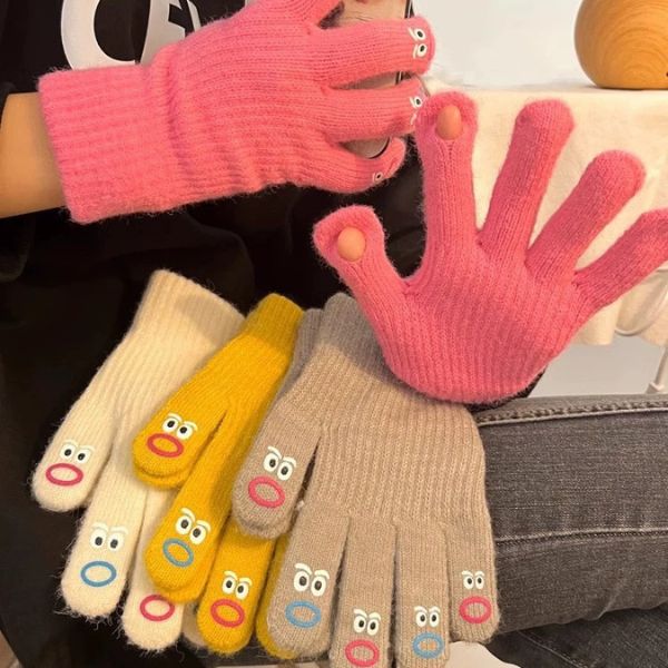 [ Set 6 Đôi ] Găng Tay Len [ Trẻ Em 4 - 10 Tuổi ] - 18075