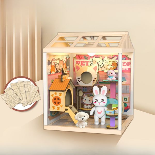 [ Set 2 Bộ ] Mô Hình Nhà DIY - 18099