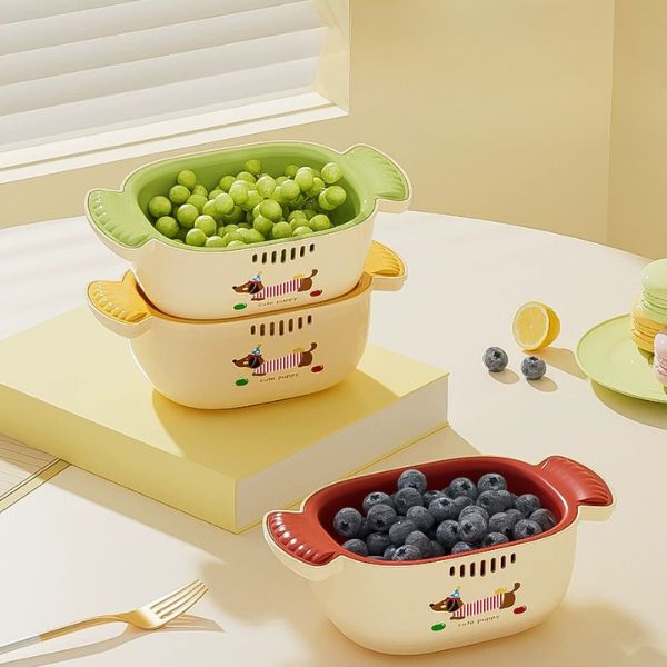 [ Set 6 Cái ] Rổ Rửa Trái Cây [ 192*111*71mm ] - 18411