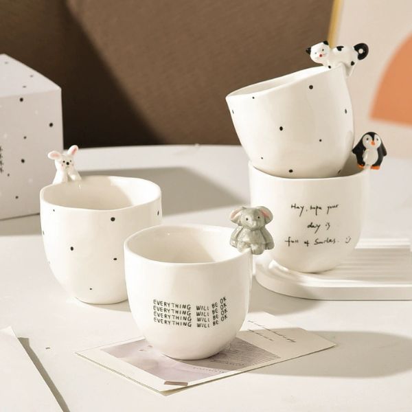 [ Set 2 Cái ] Ly Cốc Sứ [ Hộp Đẹp ] - 18484