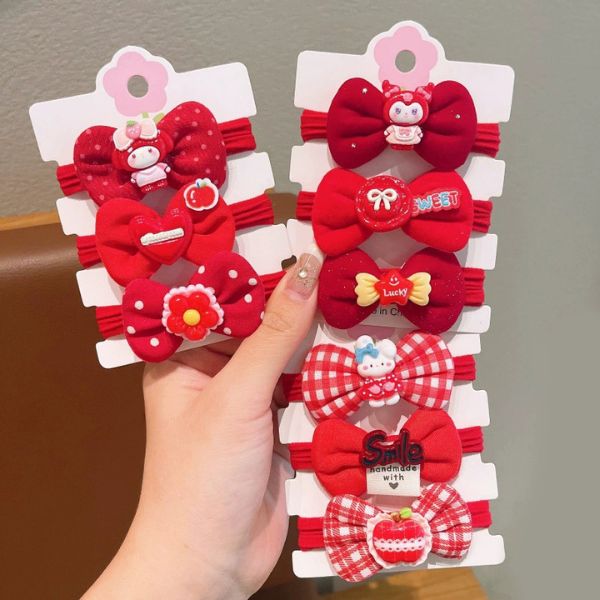 [ Set 5 Vỉ ] Kẹp Tóc [ Vỉ 3 Cái ] - 19230