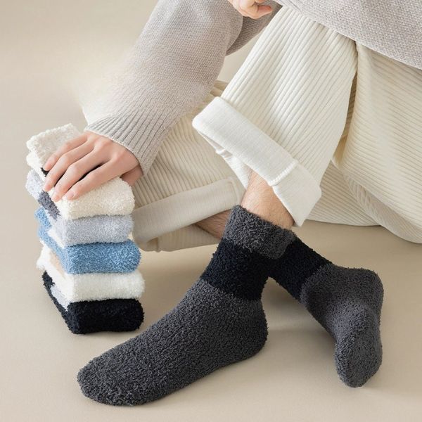 [ Set 10 Đôi ] Vớ Lông Cừu San Hô Dài [ Cotton / Bao Bì Riêng Lẻ ] - 19680