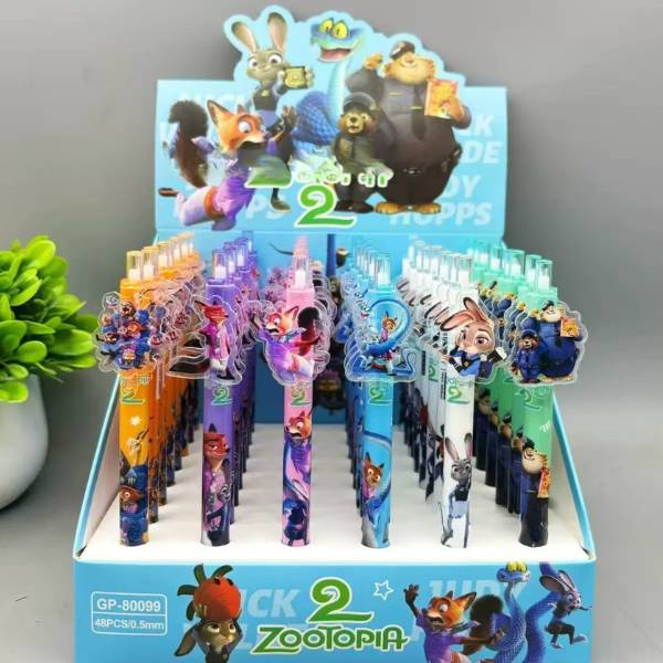 [ Hộp 48 Cây ] Bút Bi Zootopia [ 0.5mm / Đen ] - 19778