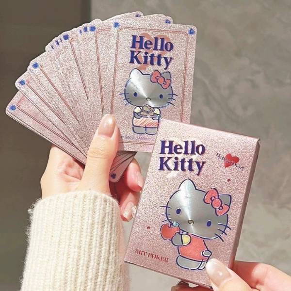 [ Set 2 Bộ ] Poker Hello Kitty [ Nhựa PVC ] - 20185