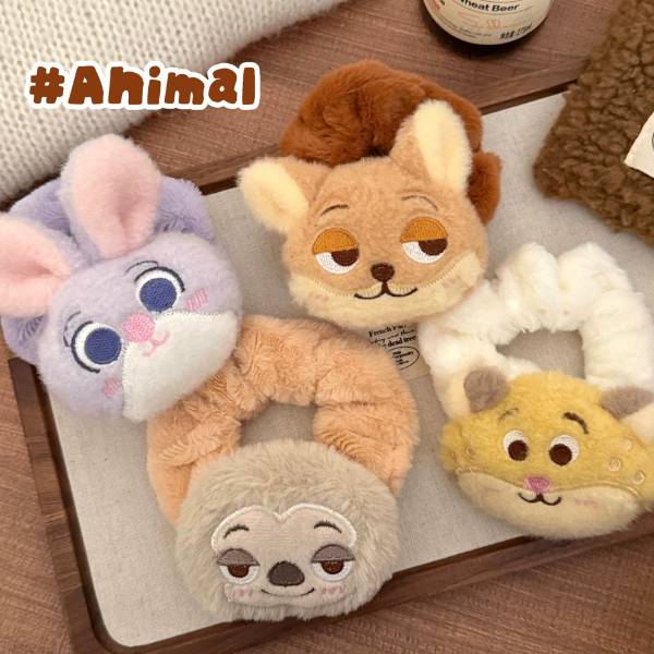 [ Set 12 Cái ] Scrunchies Zootopia - 20226