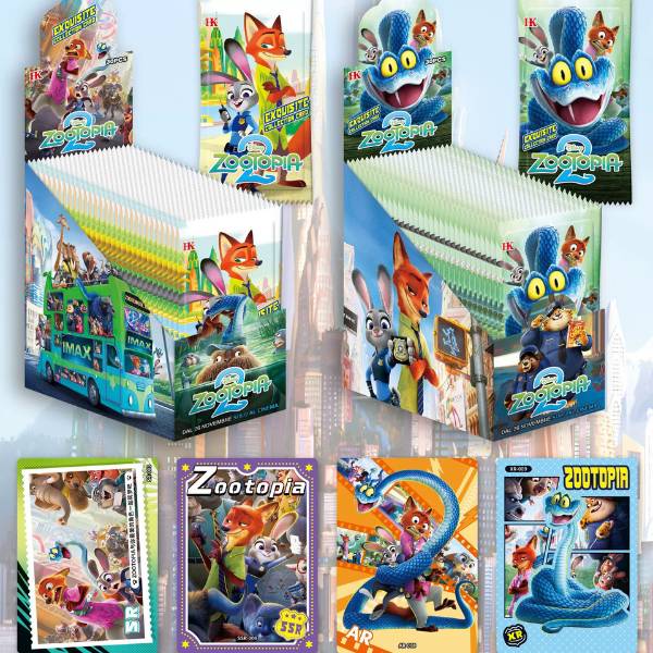 [ Set 2 Hộp ] Thẻ Bài Zootopia [ Hộp 30 Túi / Túi 5 Thẻ ] - 20270