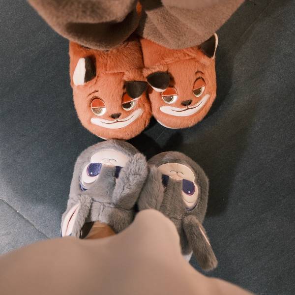 [ Set 2 Đôi ] Dép Bông Zootopia [ Size : 36 > 45 ] - 20267