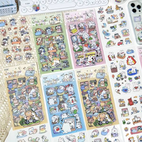 [ Set 12 Túi ] Sticker [ Túi 4 Tấm ] - 20364