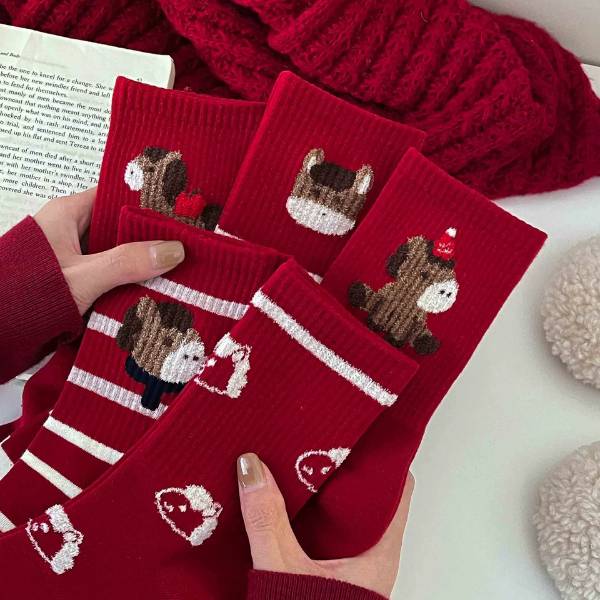 [ Set 10 Đôi ] Vớ Dài [ Cotton ] - 20406