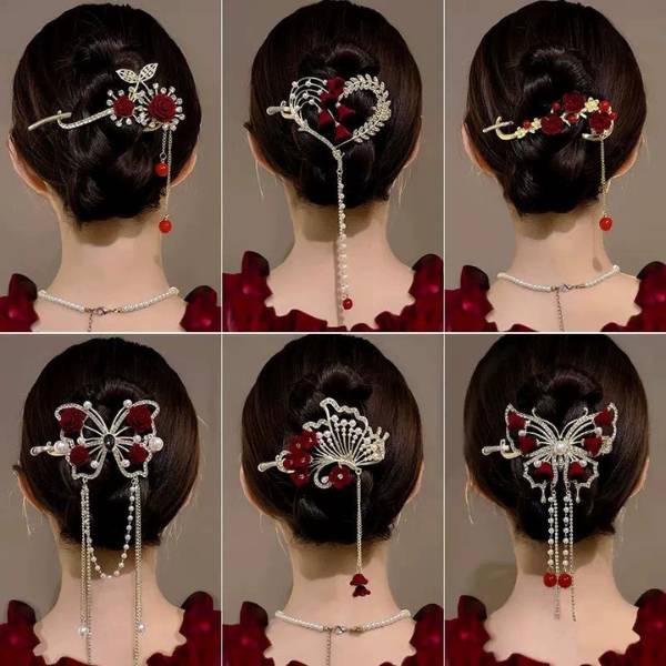 [ Set 5 Cái ] Kẹp Tóc Kim Loại - 20588