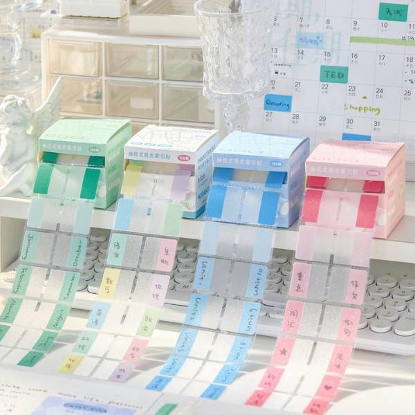 [ Set 12 Hộp ] Giấy Note Cuộn [ 120 Tem ] - 20675