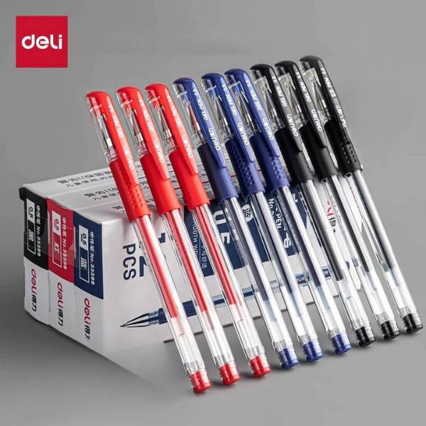 [ Set 5 Hộp ] Bút Bi Deli 33399 [ 0.5mm / 3 Màu / Hộp 12 Cây ] - 20648
