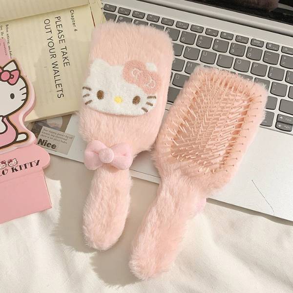 [ Set 5 Cái ] Lược Đệm Mát Xa Hello Kitty - 20688