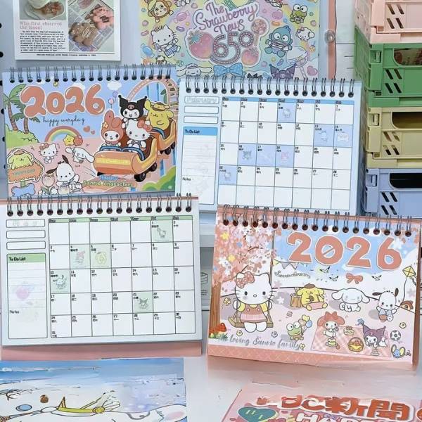 [ Set 5 Quyển ] Lịch 2026 Sanrio - 20697