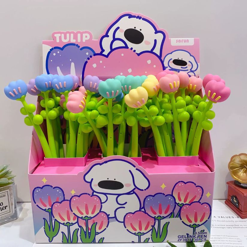 [ Hộp 36 Cây ] Bút Bi Dẽo [ 0.5mm / Đen ] - 20806