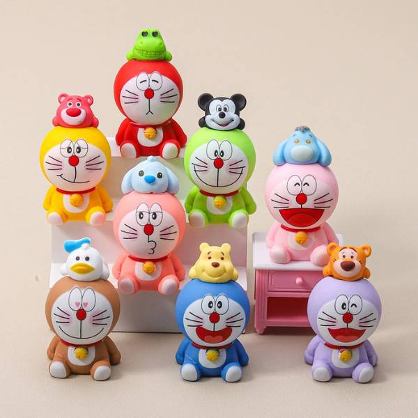 [ Set 16 Cái ] Charm 3D Doraemon - 20804