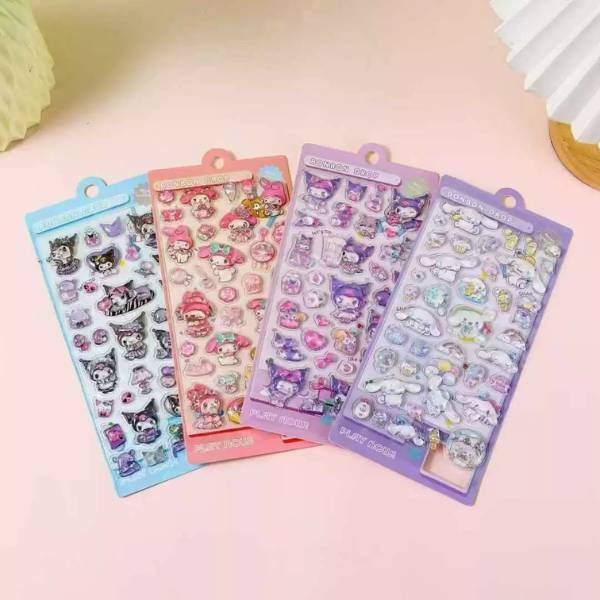 [ Hộp 24 Túi ] Sticker Nổi Sanrio - 20900