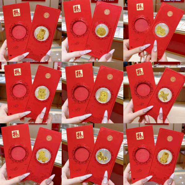 [ Set 20 Cái ] Lì Xì Miếng Vàng Thịnh Vượng - 20961