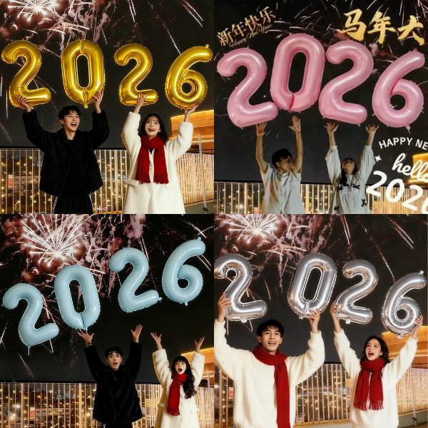 [ Set 10 Bộ ] Bóng Bay Chụp Ảnh 2026 - 21188