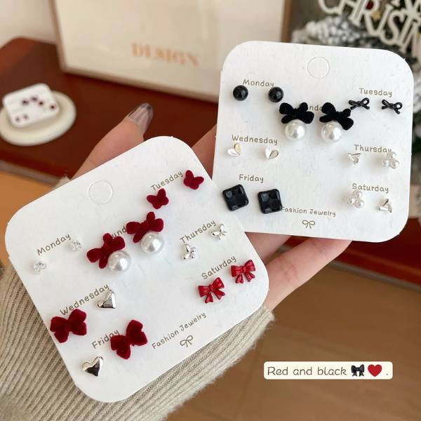 [ Set 5 Vỉ ] Bông Tai - 21279