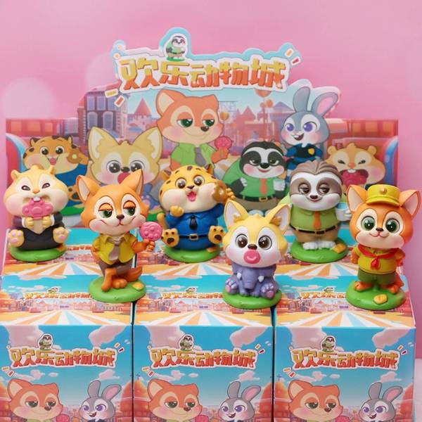 [ Hộp 6 Box ] Mô Hình Zootopia [ Size ~ : 4.5*7.5cm ] - 21334