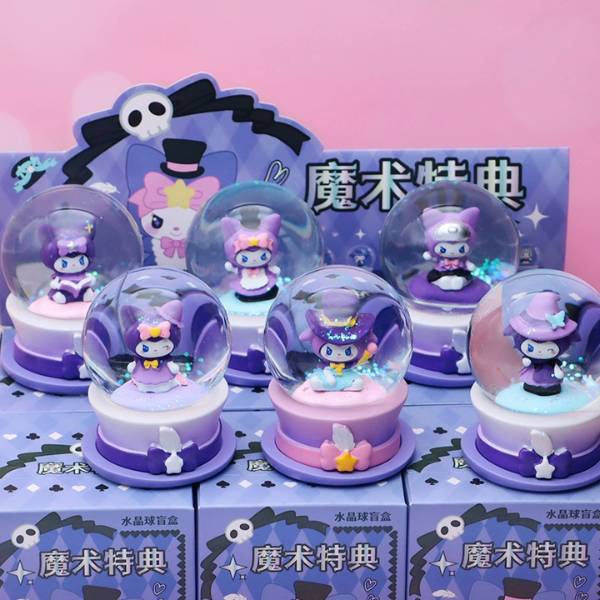 [ Hộp 6 Quả ] Cầu Tuyết Kuromi [ Size ~ : 6*8.5cm ] - 21335