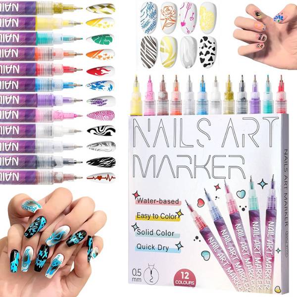 [ Set 2 Hộp ] Bút Vẽ Nail ART [ Hộp 12 Cây ] - 21435
