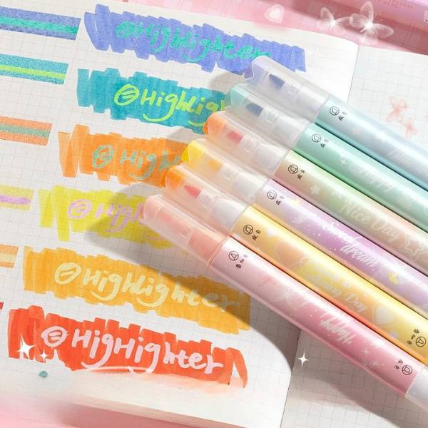 [ Set 5 Hộp ] Bút Dạ 2 Đầu [ Hộp 6 Cây ] - 21427