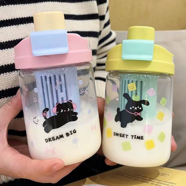 [ Set 4 Cái ] Bình Nước [ 600ml ] - R21548