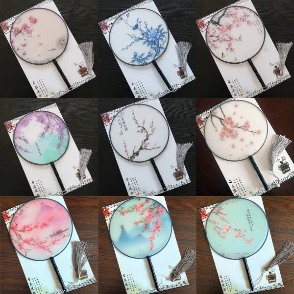 [ Set 10 Cái ] Quạt Tròn Truyền Thống - 21610