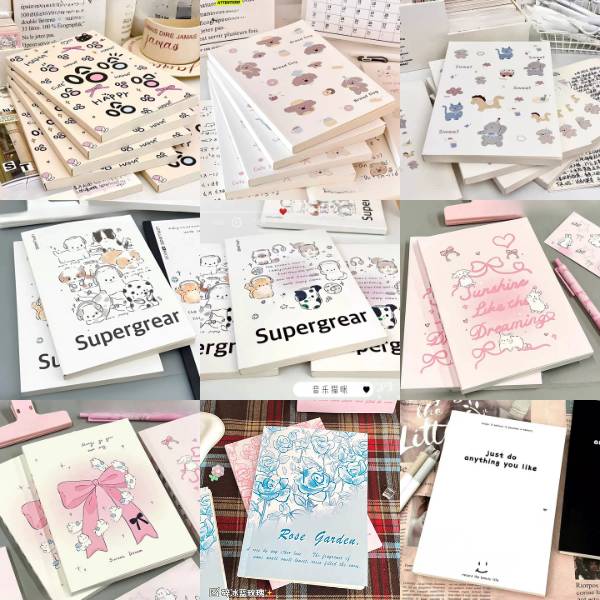 [ Set 12 Quyển ] Vở [ A5 / Giấy Trống ] - 21601