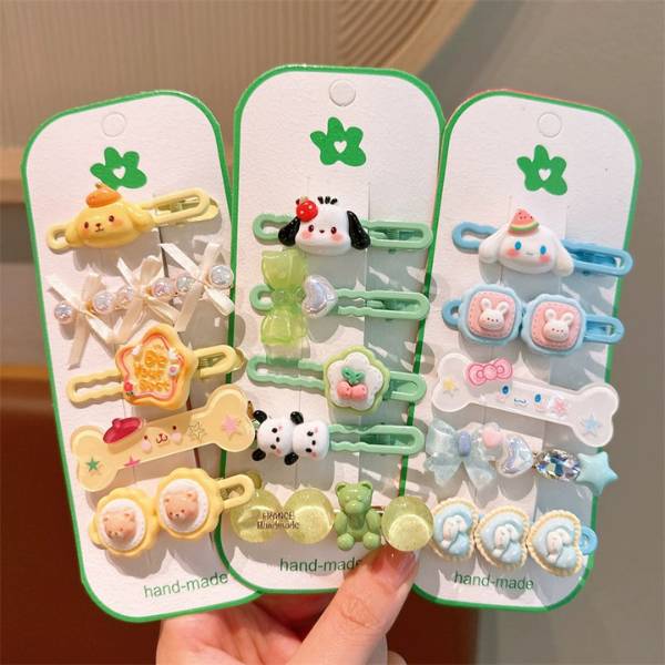 [ Set 12 Vỉ ] Kẹp Tóc Sanrio - 21691