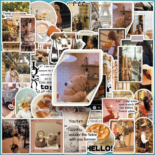 [ Set 10 Túi ] Sticker [ 50 Miếng ] - 21730