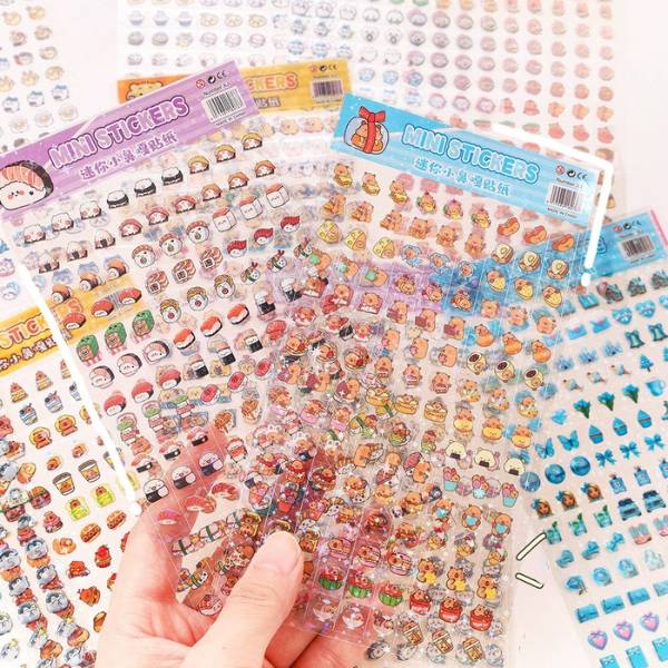 [ Set 100 Túi ] Sticker Mini - 21784