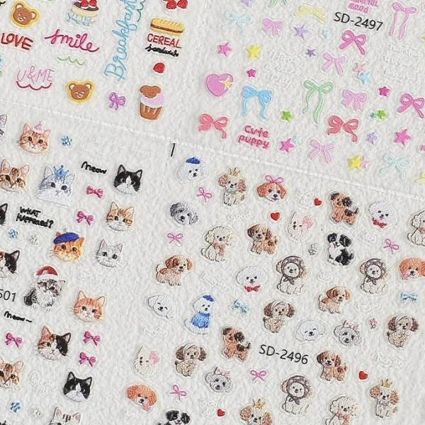 [ Set 20 Tấm ] Sticker Dán Nail [ Nhiều Mẫu ] - 21860